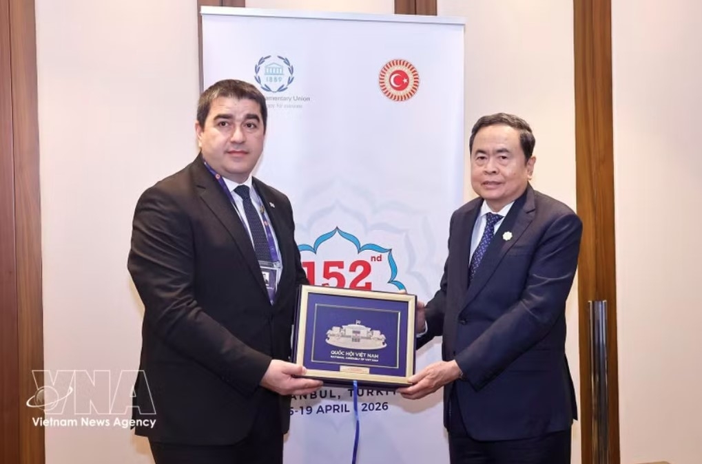 NA Chairman meets Georgian parliament speaker on IPU-152 sidelines